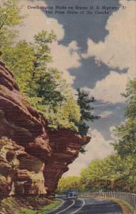 Overhanging Bluffs On Scenic U S Highway 71 The Prize Drive Of The Ozarks Ark...