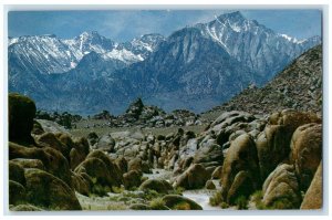 c1950's Alabama Hills High Sierra Mountains Lone Pine Inyo County CA Postcard