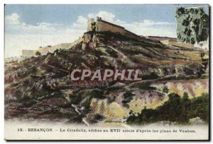 Old Postcard Besancon Citadel