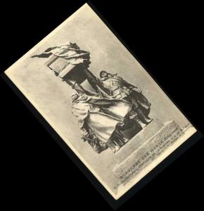 Old Postcard-War Memorial..Fragment..Pantheon-France