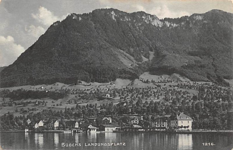 Buochs Landunsplatz Switzerland 1908 