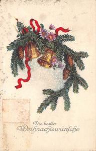 BG14873 weihnachten christmas bell fir branch  flower  germany