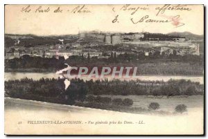 Old Postcard Villeneuve Avignon General view taken Doms