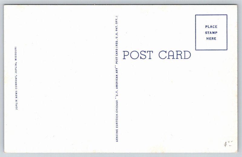 Neosho Missouri~Sagmount Pools From Path~Vintage Postcard