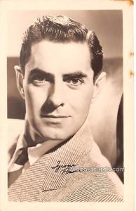 Tyrone Power Movie Star Actor Actress Film Star Unused light yellowing from age