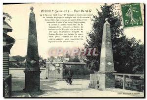Old Postcard Aumale Pont Henri IV