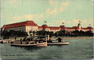 Palm Beach Hotel Royal Poinciana Florida Vintage Postcard C056