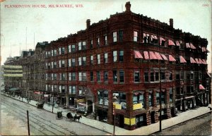 Vtg 1910s Plankinton House Building Milwaukee Wisconsin WI Postcard