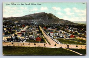 J92/ Helena Montana Postcard c1910 Birdseye Mount Helena Homes Store 39