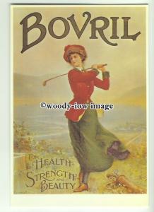 ad3625 - Bovril - Lady Golfer On Bovril - Modern Advert Postcard