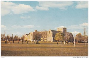 Sports on campus,Albert Co-Ed College , Belleville , Ontario , Canada , 1950s