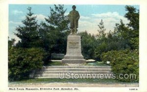 The Mark Twain Monument in Hannibal, Missouri