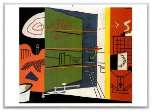 Composition Abstract Painting By Stuart Davis UNP Continental Postcard Z8