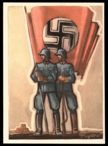 3rd Reich Germany Waffen SS Ordnungspolizei Police Tag der Polizei Card UN 98157