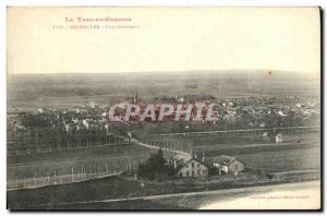 Old Postcard The Tarn et Garonne Grisolles Vue Generale