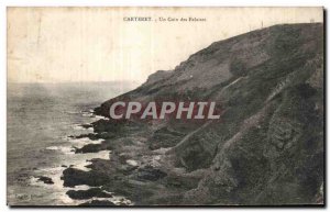 Old Postcard Carteret A Corner Cliffs