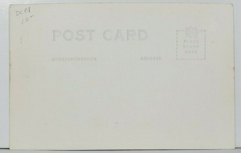 Farragut Naval Station RPPC Mess Hall c1940s Postcard P16