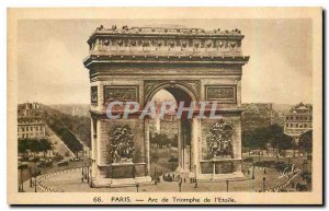 Old Postcard Paris Arc de Triomphe Etoile