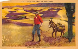 Two of a kind on the Desert Donkey Unused 