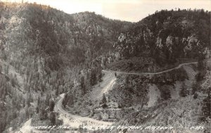 RPPC SCHNEBLY HILL Oak Creek Canyon, Arizona c1940s Vintage Postcard