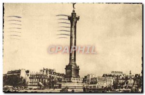 Old Postcard Paris And Its Wonders Place de la Bastille and the July Column