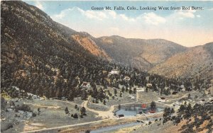 J57/ Green Mountain Falls Colorado Postcard c1910 West from Red Butte  353