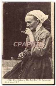 Old Postcard Korn butunav May Job Pays de Guingamp Female Folklore