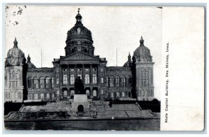 1916 State Capitol Building Exterior Des Moines Iowa IA Vintage Antique Postcard