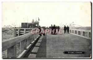 Old Postcard Ostend L & # 39Estacade