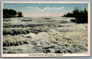 Postcard Montreal Quebec c1920s Lachine Rapids A