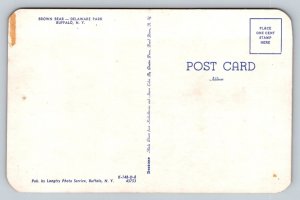 Brown Bear  Delaware Park  Buffalo  New York   Postcard