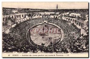 Old Postcard Bullfight Bullfight Nimes Interior of arenas during a bullfight