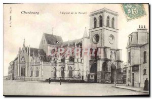 Old Postcard Cherbourg Church of the Trinity