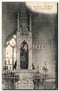 Old Postcard Deux Sevres Pity ND Statue Of Pity