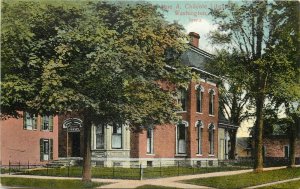 Wheelock Postcard; Jane Chilcote Library, Washington Iowa IA Washington County