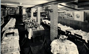 A Bit of Sweden Restaurant Interior Rush St. Chicago Illinois Postcard