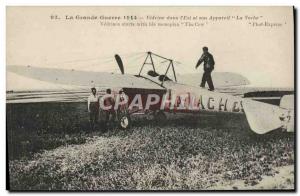 Old Postcard Jet Aviation Vedrine in & # 39Est and his camera Cow