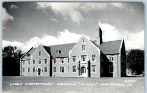 c1950s Indianola, IA RPPC Simpson College Girls Dorm Real Photo Postcard A104