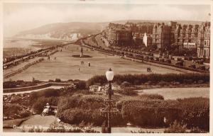 uk14900 grand hotel and western lawns  eastbourne  real photo  uk