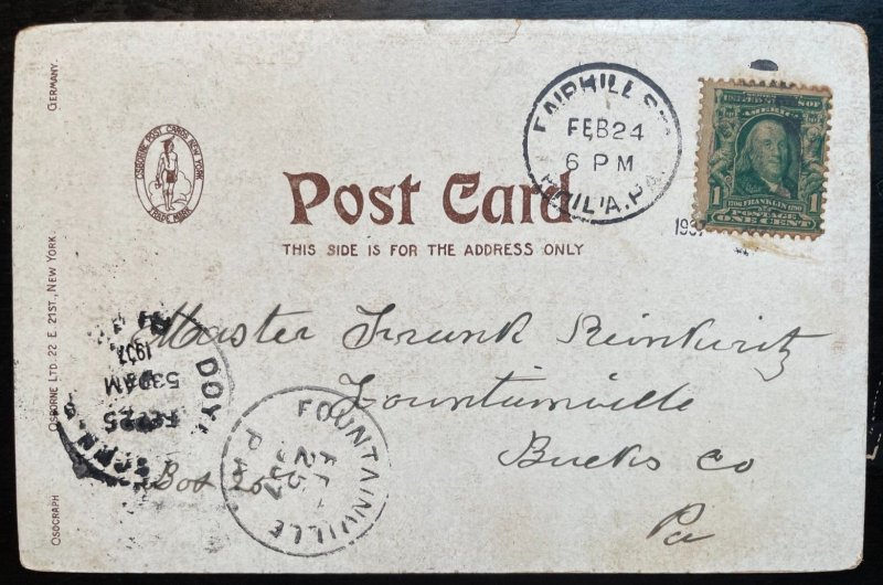 Vintage Postcard 1907 Carpenter's Hall, Philadelphia, PA.