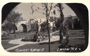 RPPC, Real Photo, Court Cortez, Laredo,Texas, TX ,Old Postcard