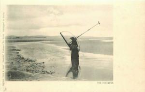 C-1905 Shrimper Fishing UK Tuck Occupation Postcard undivided 1423