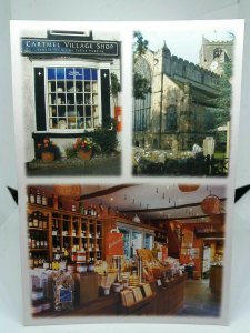 Cartmel Village Shop Multiview Vintage Postcard The Square Famous for Toffee Pud