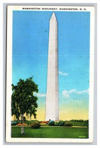 Vintage 1920s Postcard Washington Monument, Washington, D.C.