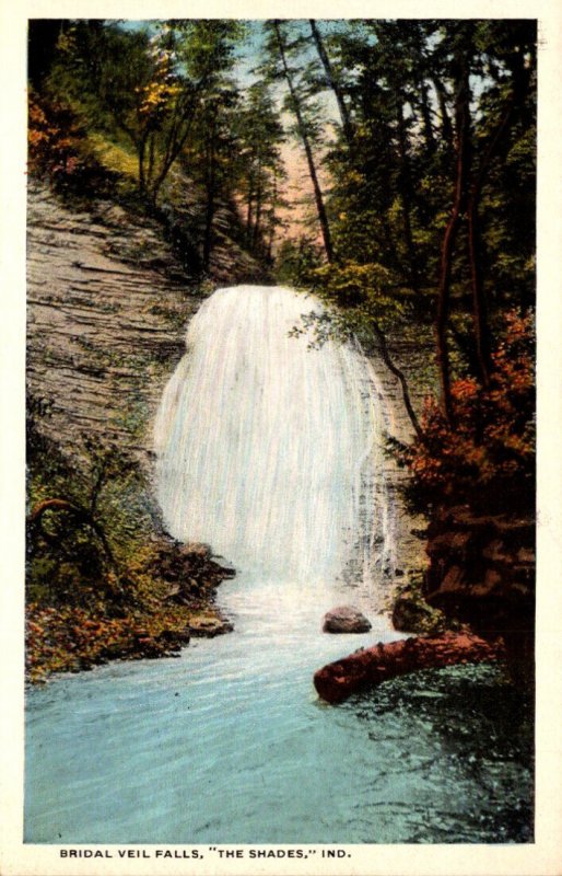 Indiana The Shades Bridal Veil Falls Curteich