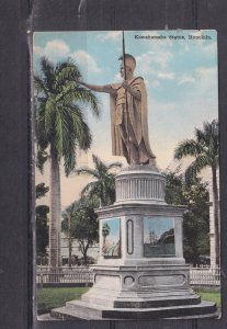 HAWAII, HONOLULU, KAMEHAMEHA STATUE, c1920 ppc., unused.
