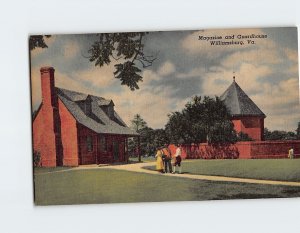 Postcard Magazine and Guardhouse Williamsburg Virginia USA