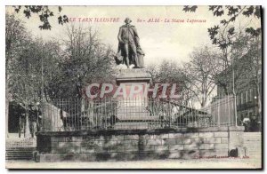 Postcard Old Tarn Albi Illustrates The Statue Laperouse