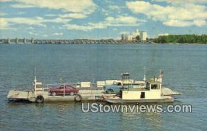 Canton Ferry - Missouri MO Postcard