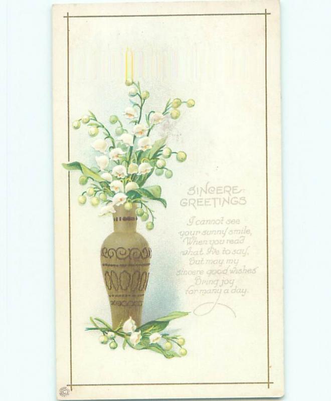 Divided-Back BEAUTIFUL FLOWERS SCENE Great Postcard AA4134